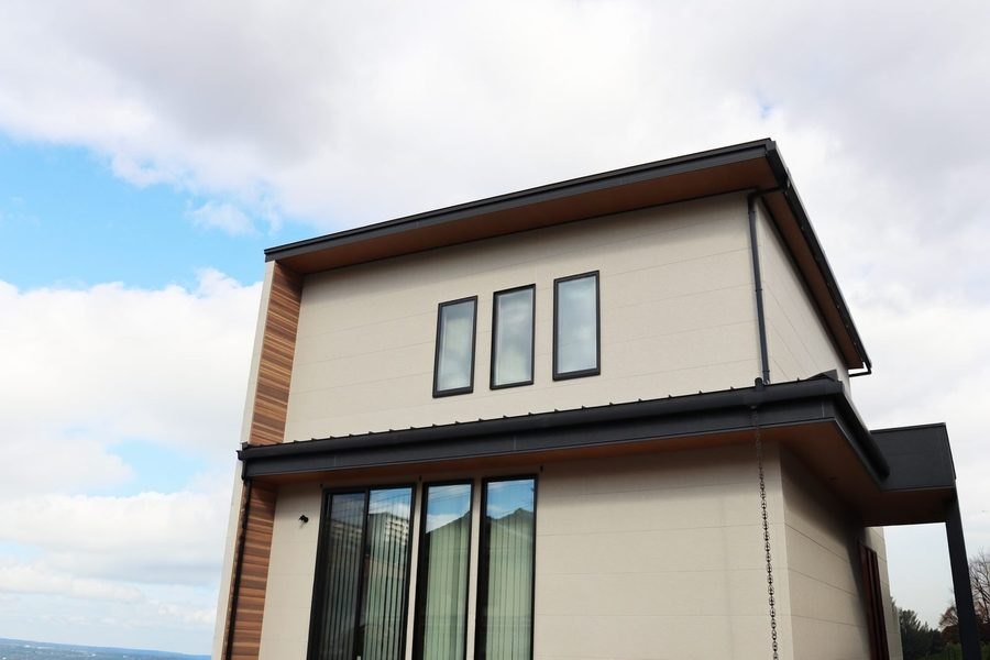 奈良で建てた家の外観